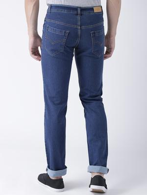 blue denim patched jeans - 15293430 - Standard Image - 3