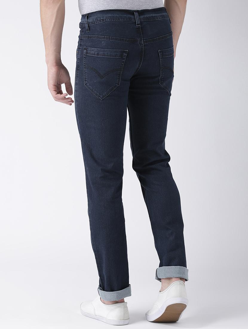 blue denim patched jeans - 15293436 - Zoom Image - 3