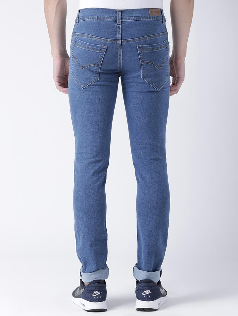 blue denim patched jeans - 15293447 - Zoom Image - 3