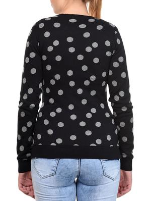 black cotton cardigan - 15293480 - Standard Image - 3
