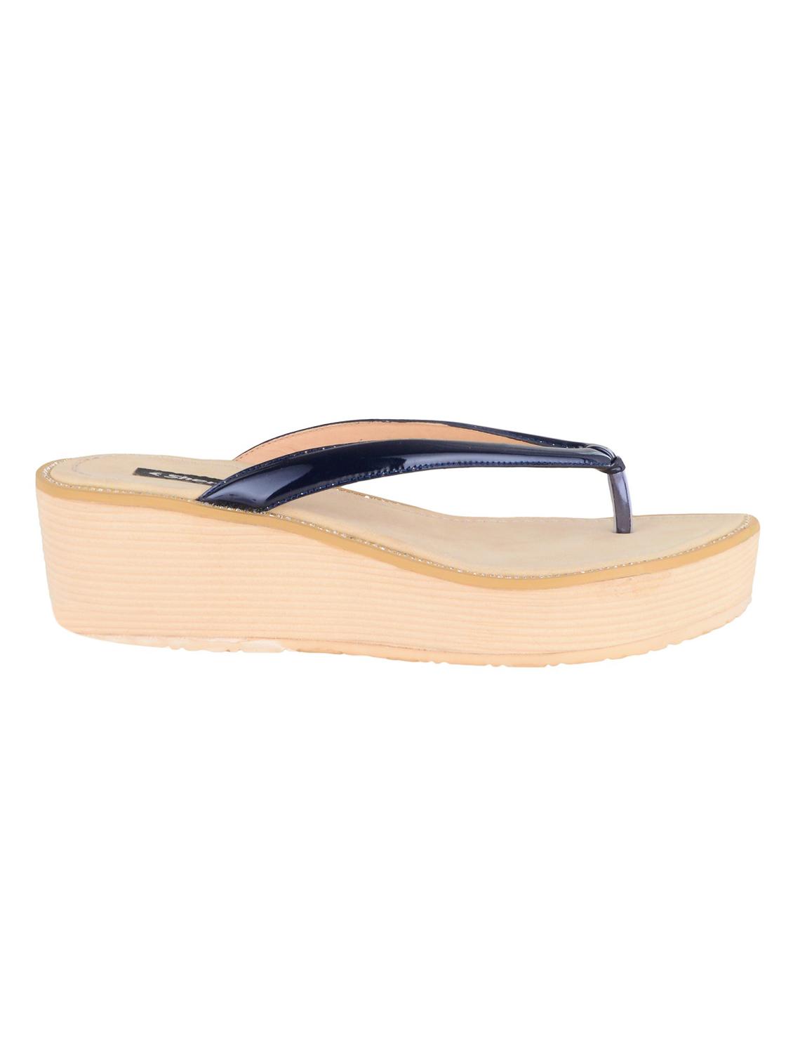 navy toe separator flip flop - 15296566 - Zoom Image - 3