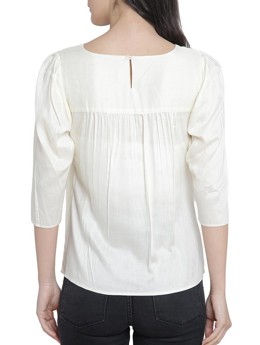 Asymmetric layered top - 15301139 - Zoom Image - 3