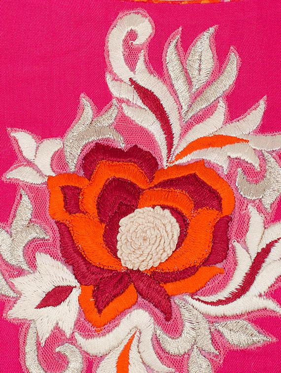 pink rayon flared kurta - 15302260 - Zoom Image - 3