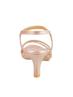 gold back strap sandal - 15304081 - Standard Image - 3