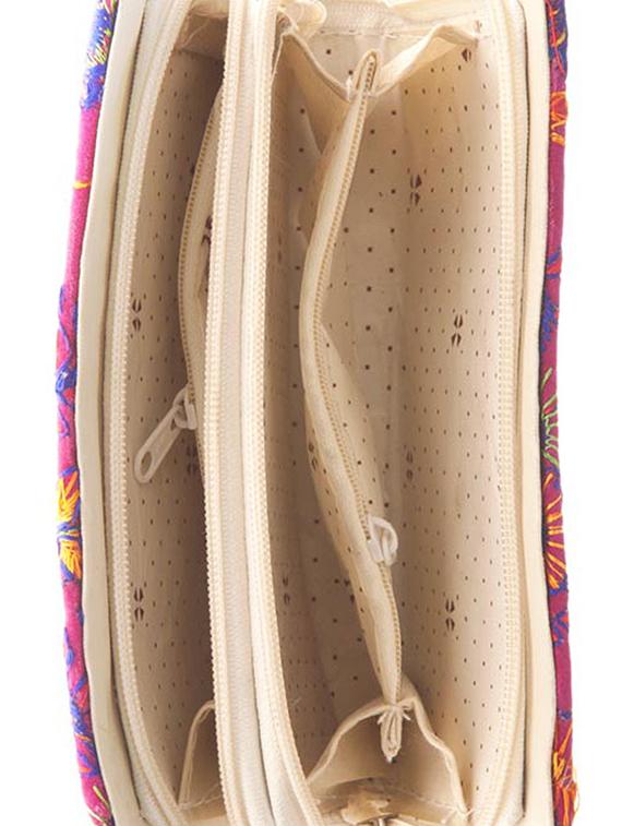 pink cotton polyester blend wallet - 15304666 - Zoom Image - 3