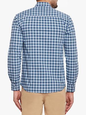 blue cotton casual shirt - 15305761 - Standard Image - 3