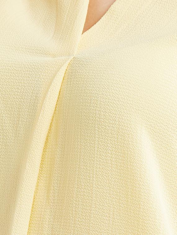 yellow pleated top - 15305996 - Zoom Image - 3
