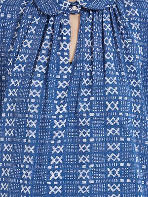 frill detail printed top - 15306019 - Standard Image - 3
