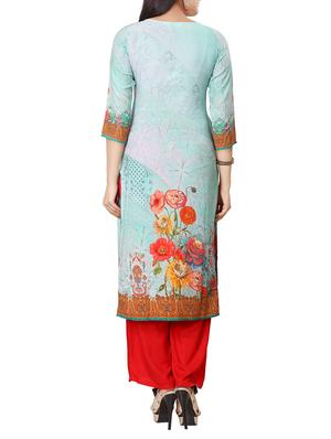 straight printed kurta - 15306918 - Standard Image - 3