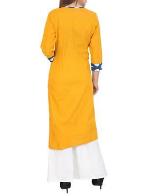 a-line printed kurta - 15307050 - Standard Image - 3