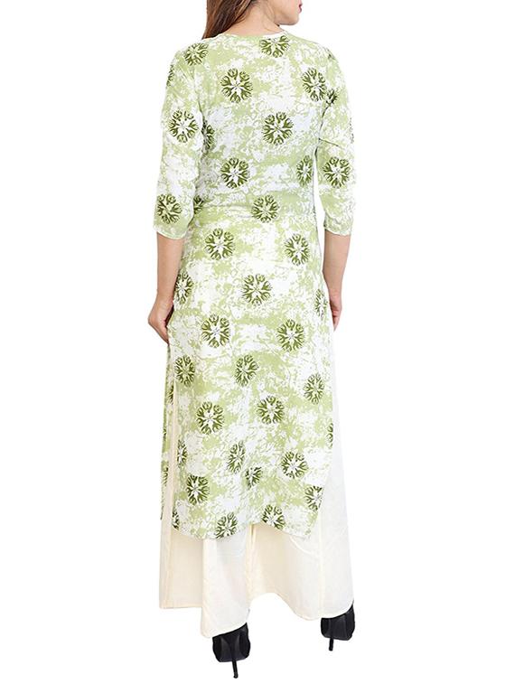straight printed kurta - 15307052 - Zoom Image - 3