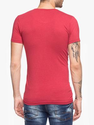 red cotton t-shirt - 15308281 - Standard Image - 3