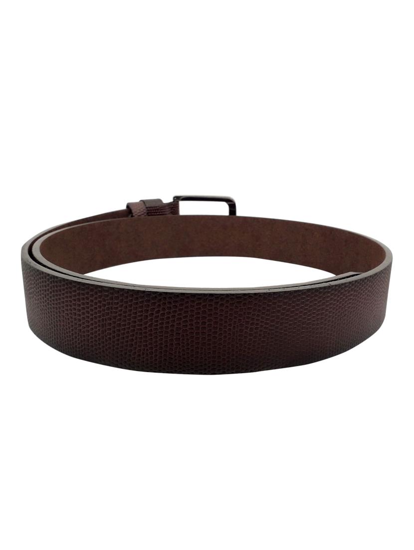 brown leatherette belt - 15308426 - Zoom Image - 3