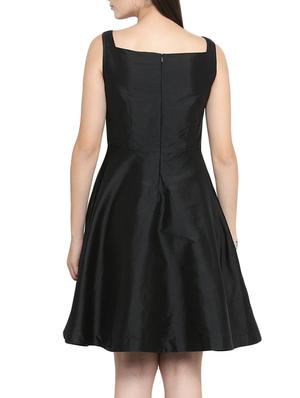 zip up back fit & flare dress - 15308770 - Standard Image - 3