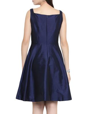 zip up back flared dress - 15308772 - Standard Image - 3