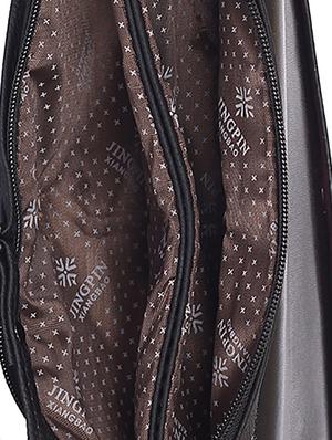black polyester regular sling bag - 15310965 - Standard Image - 3