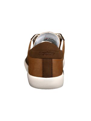 tan leatherette lace up sneaker - 15311999 - Standard Image - 3