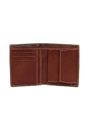 brown leather wallet with key ring - 15312276 - Standard Image - 3