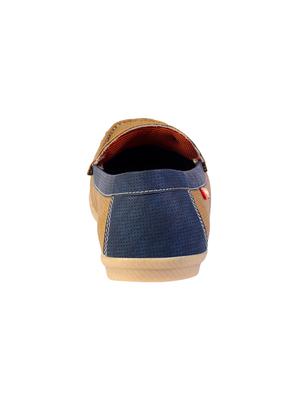 beige leatherette slip on loafer - 15312443 - Standard Image - 3