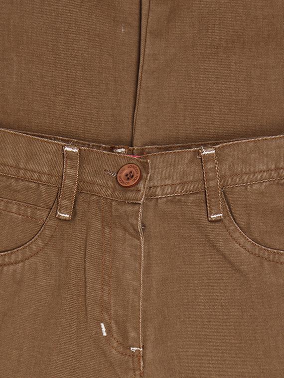 brown cotton chinos - 15313412 - Zoom Image - 3