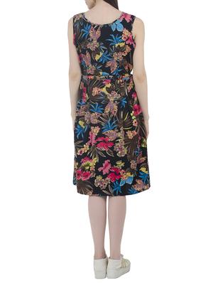 a-line printed belted dress - 15313888 - Standard Image - 3