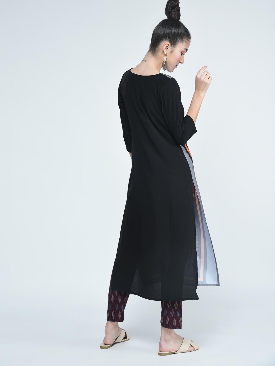 digital floral printed straight kurta - 15314414 - Zoom Image - 3