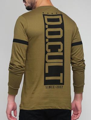 green cotton front print t-shirt - 15314491 - Standard Image - 3