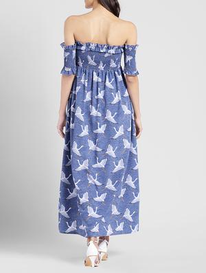 off shoulder maxi dress - 15315476 - Standard Image - 3