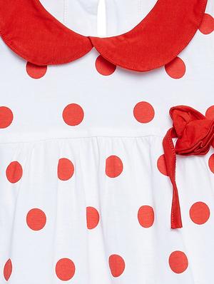 red cotton frock - 15315804 - Standard Image - 3