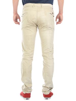 beige cotton corduroy trouser - 15315884 - Standard Image - 3
