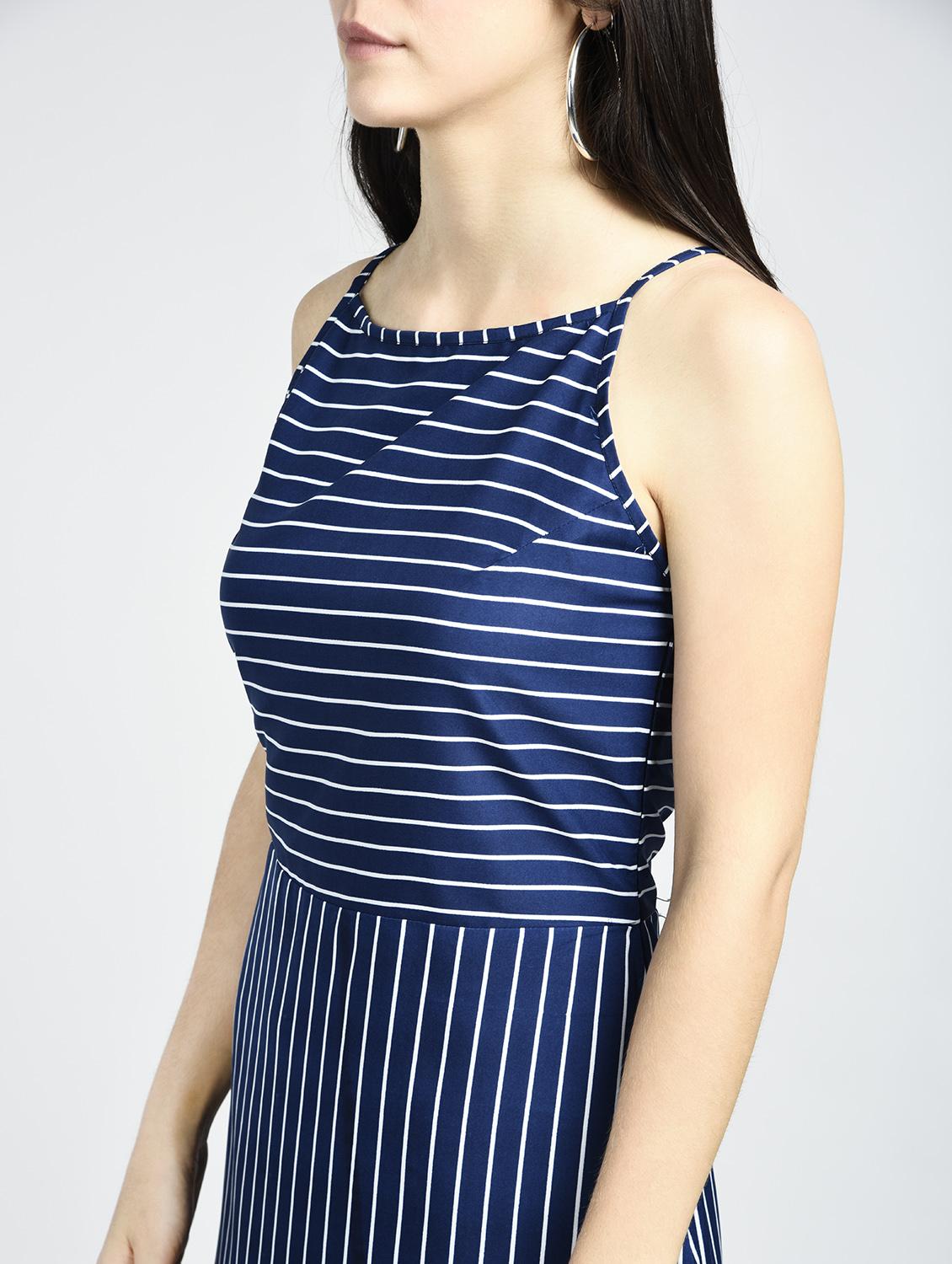 striped cami neck sleeveless maxi dress - 15316367 - Zoom Image - 3