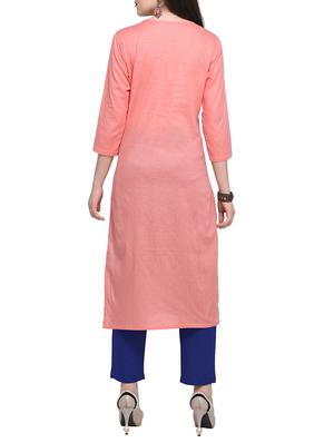 straight printed kurta - 15318024 - Standard Image - 3