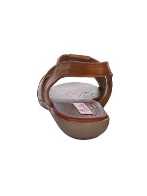 green leather back strap sandal - 15318864 - Standard Image - 3