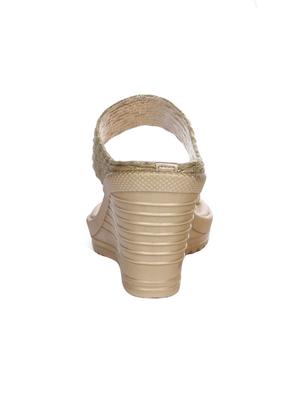 gold one toe wedge - 15318916 - Standard Image - 3