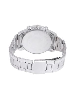 skylofts analog silver dial stainless steel watch - 15319455 - Standard Image - 3