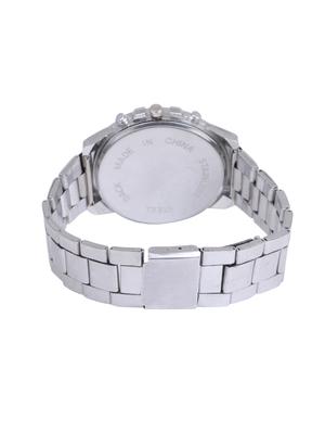 skylofts analog silver dial stainless steel watch - 15319458 - Standard Image - 3