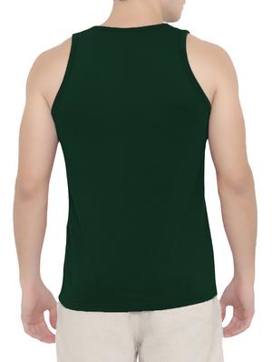 green cotton front print t-shirt - 15320641 - Standard Image - 3