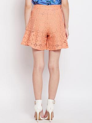 high-rised lace skorts - 15321532 - Standard Image - 3