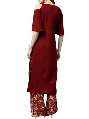 straight cold sleeve kurta - 15322286 - Standard Image - 3
