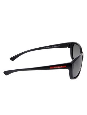 david blake black rectangular polarized & uv protected sunglass - 15324019 - Standard Image - 3