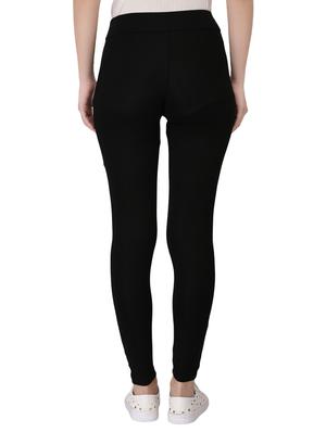 sheer panel high rise track pant - 15324050 - Standard Image - 3