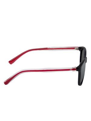 david blake black round polarized & uv protected sunglass - 15324106 - Standard Image - 3
