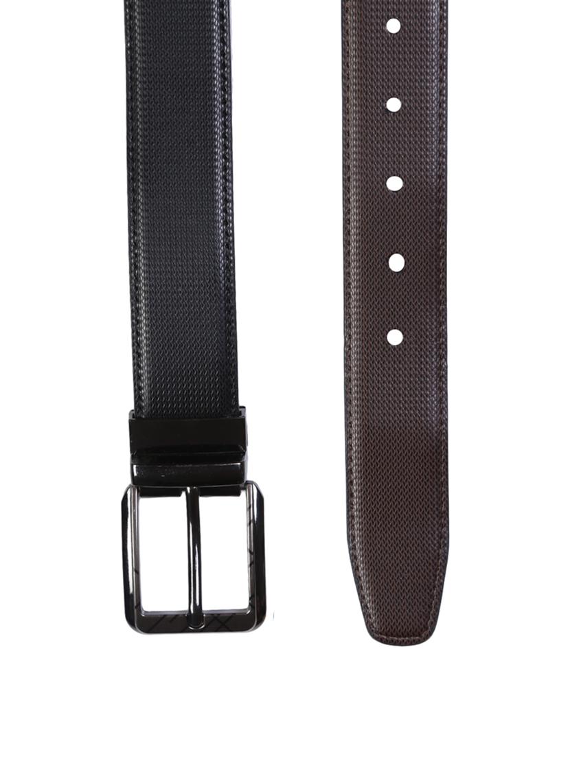multi colored micro fiber tie with pocket square and belt - 15326424 - Zoom Image - 3
