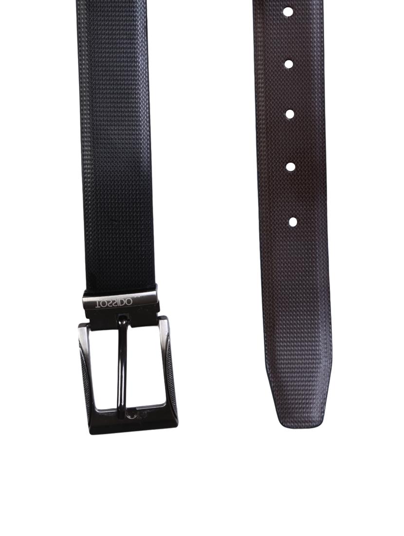 multi colored micro fiber tie with pocket square and belt - 15326425 - Zoom Image - 6