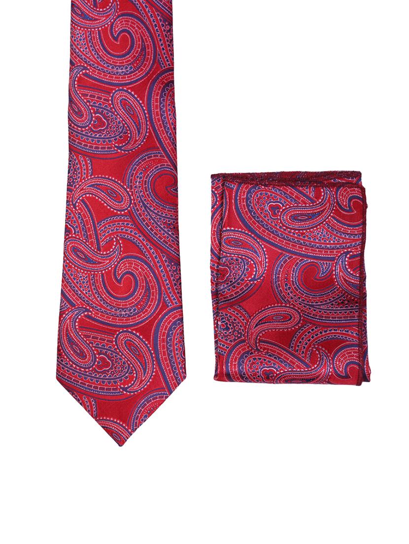 multi colored micro fiber tie with belt and pocketsquare - 15326426 - Zoom Image - 3