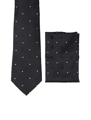 multi colored micro fiber tie with belt and pocket square - 15326430 - Standard Image - 3