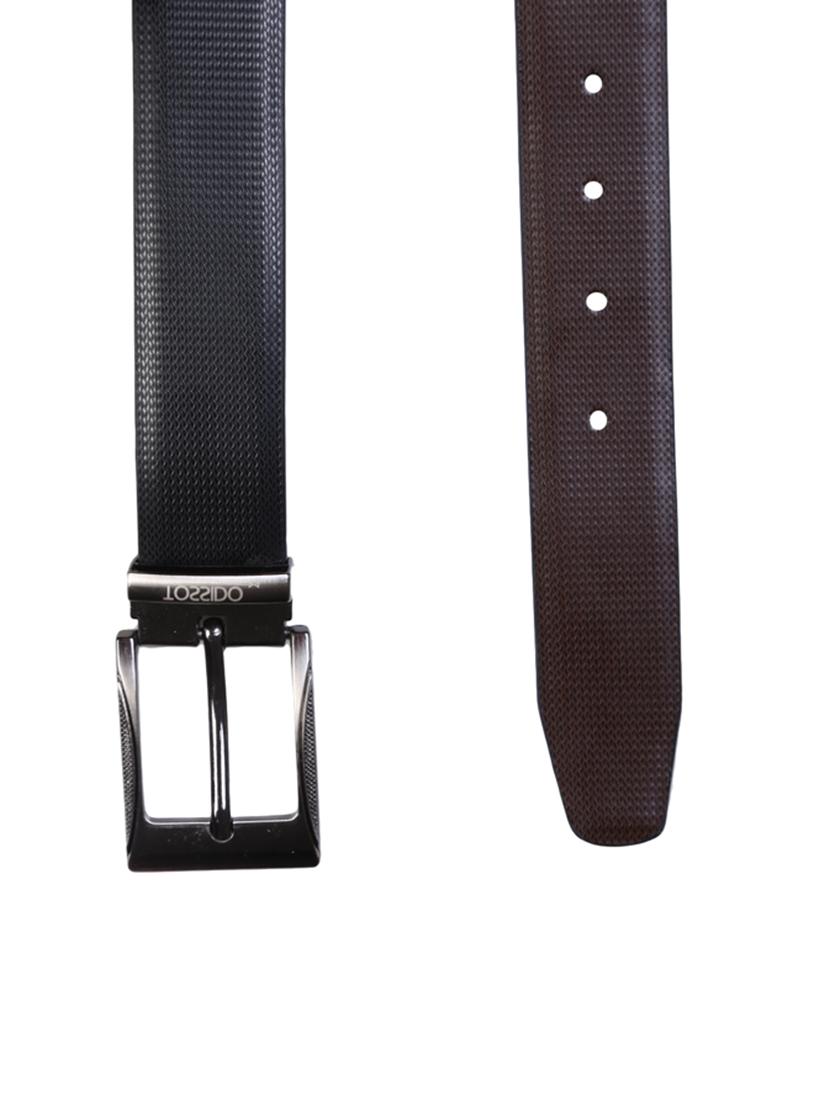 multi colored micro fiber tie with belt and pocket square - 15326430 - Zoom Image - 6