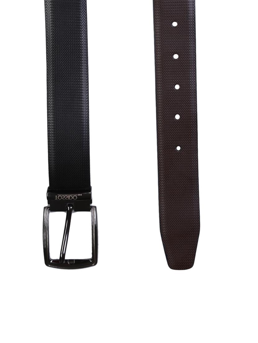 multi colored micro fiber tie with pocket square and belt - 15326439 - Zoom Image - 6
