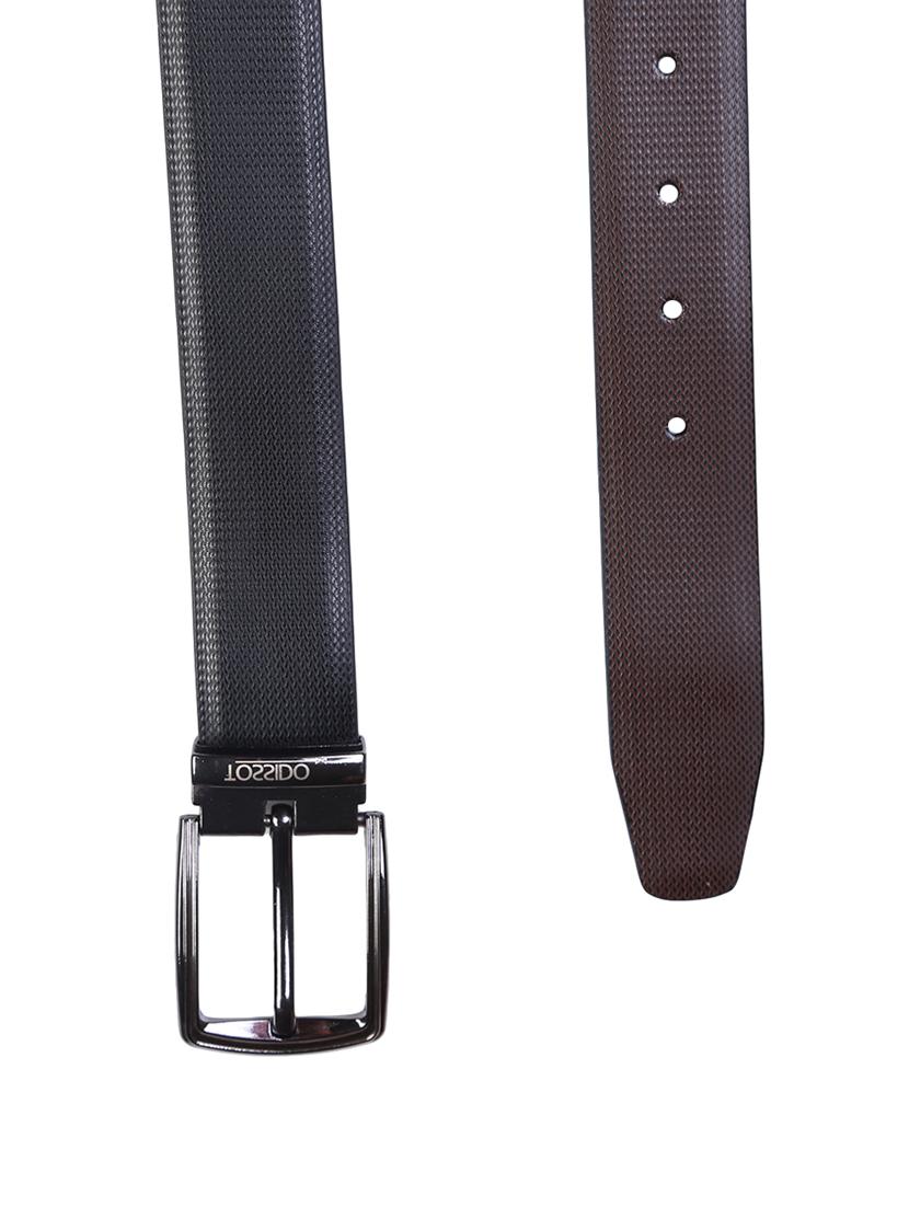 multi colored micro fiber tie with belt and pocket square - 15326440 - Zoom Image - 6
