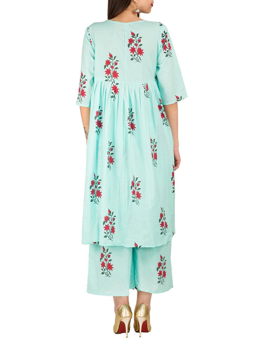flared printed kurta - 15327010 - Zoom Image - 3